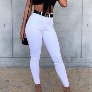 Classic High Waist Skinny Jeans